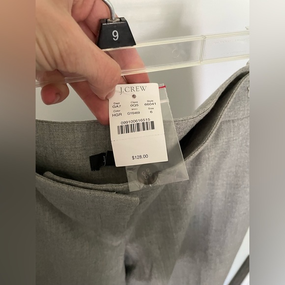 NWT J.Crew Favorite Fit Wide Leg Wool Trousers Womens Size 6 - Picture 4 of 5